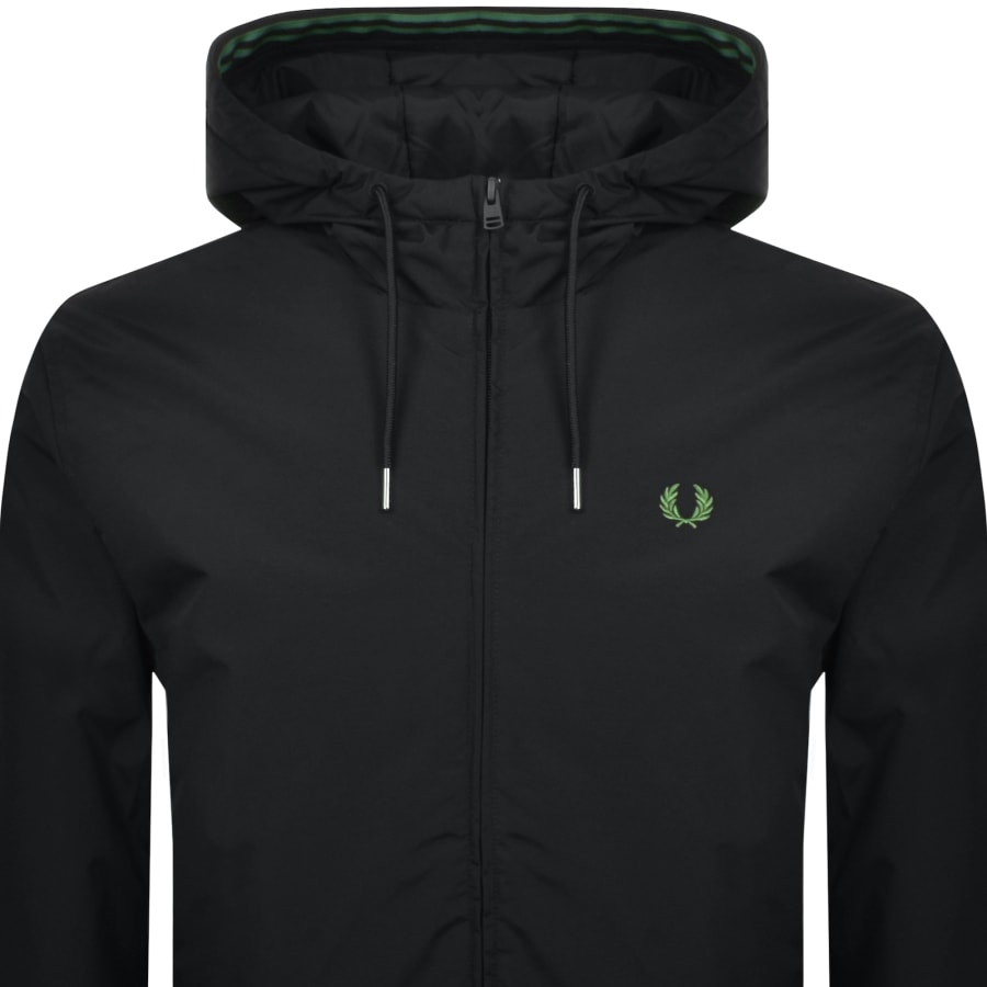 Fred Perry The Hooded Brentham Jacket Black Mainline Menswear Canada